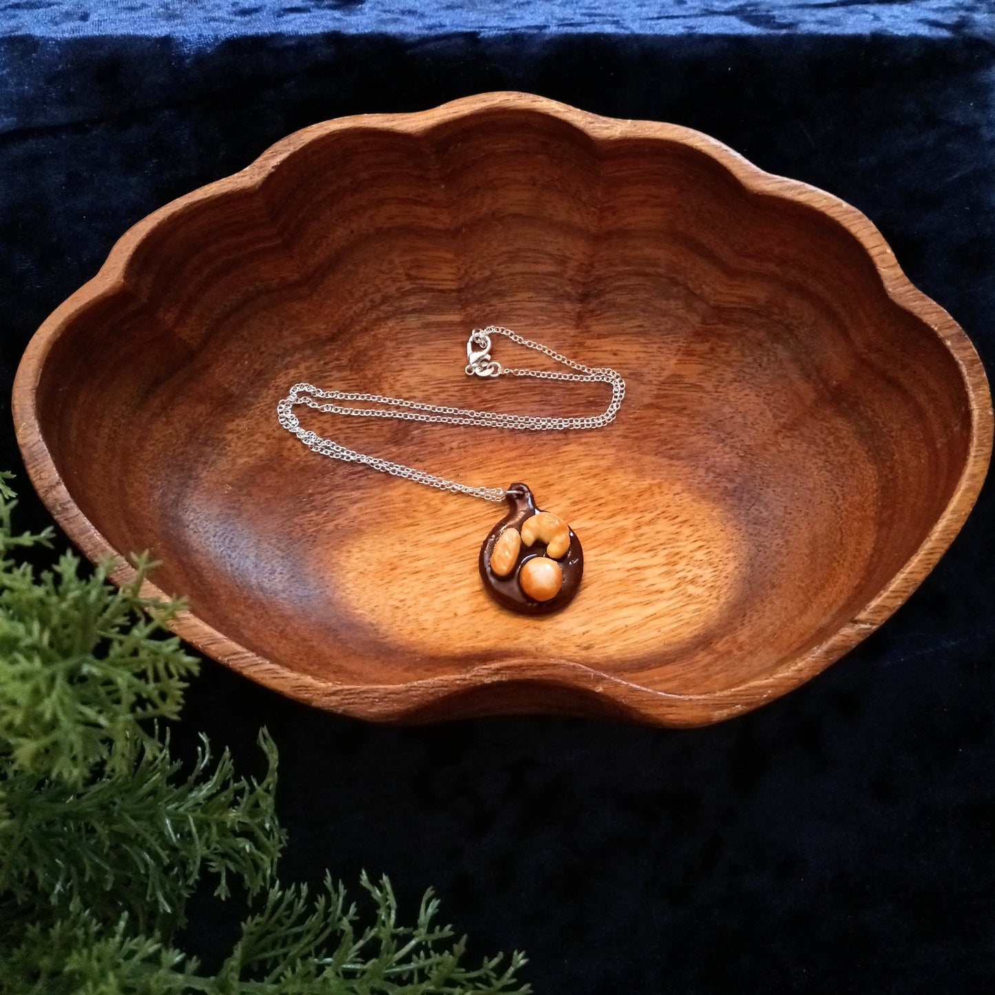 Bread Board Pendant Necklace – Handmade Food-Inspired Jewelry