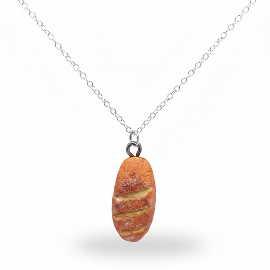 Baguette Pendant Necklace Floating
