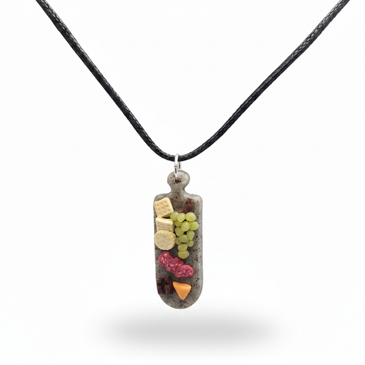 Charcuterie Board Necklace Floating