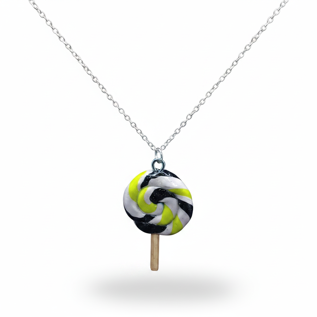 Lollipop Necklace Floating