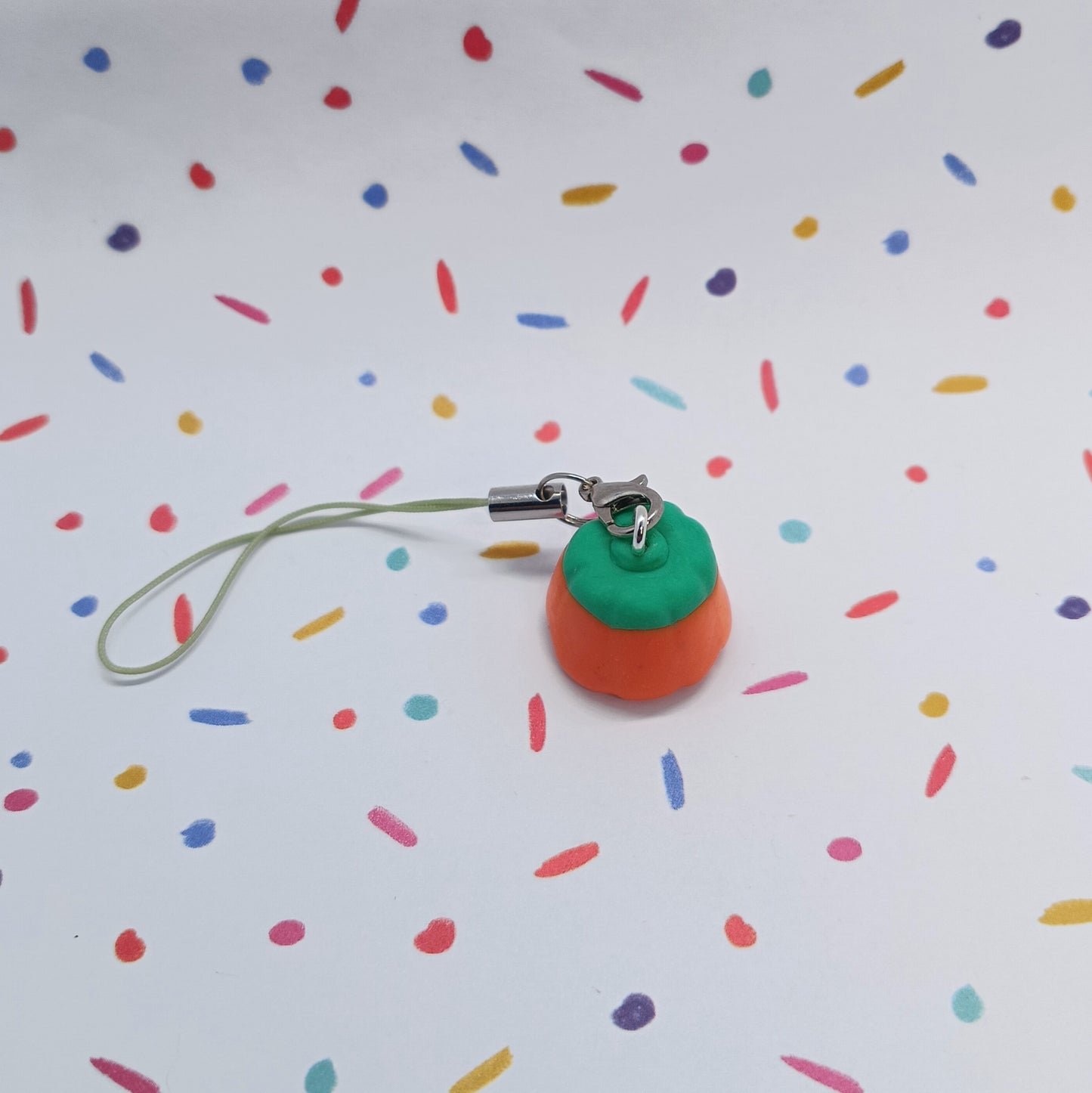 Pumpkin Candy Corn Charm 