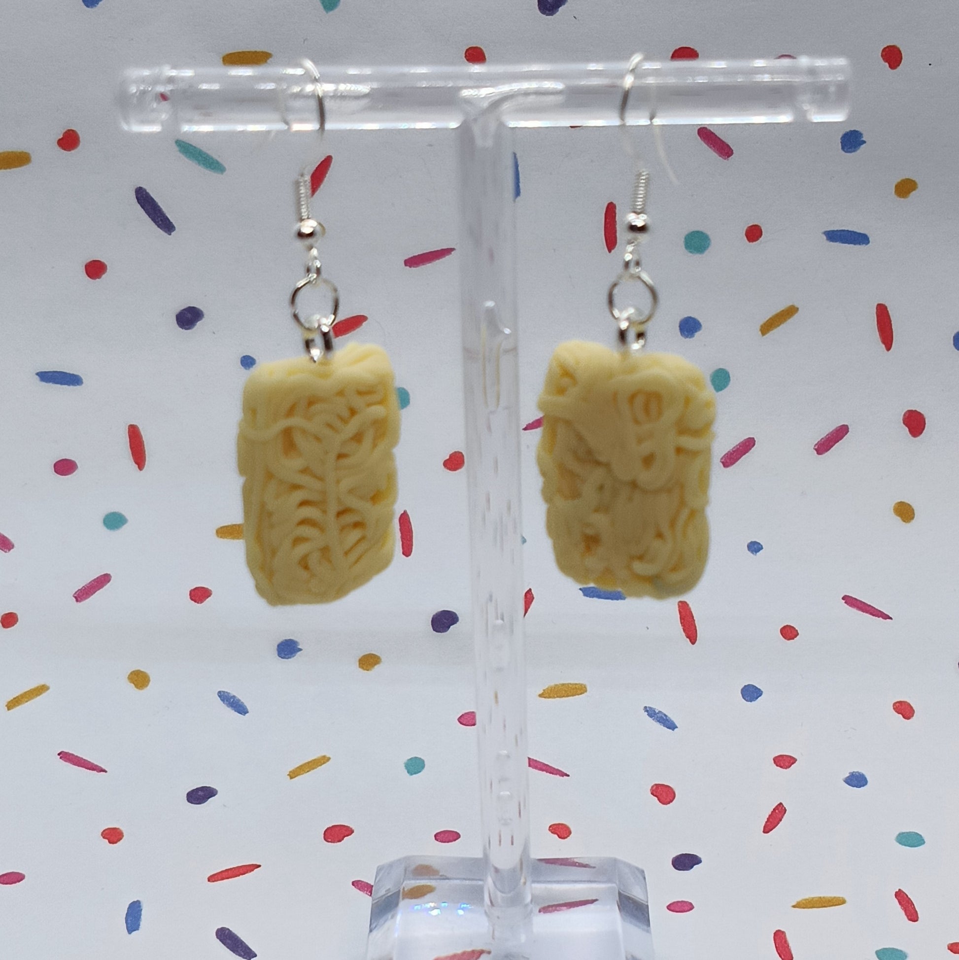 instant noodles earrings