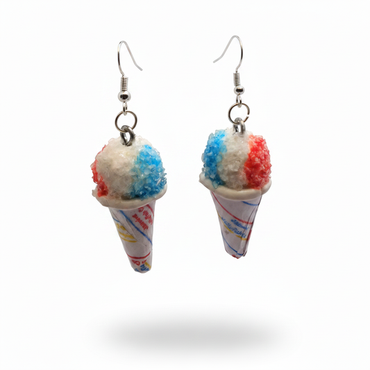 Snow Cone Earrings Floating