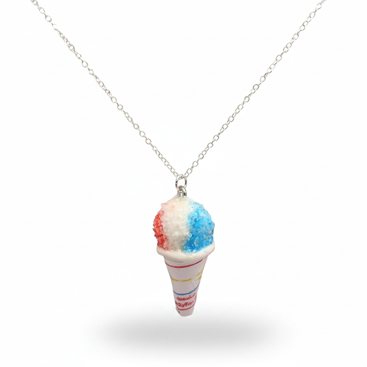 Snow Cone Necklace Clean Background