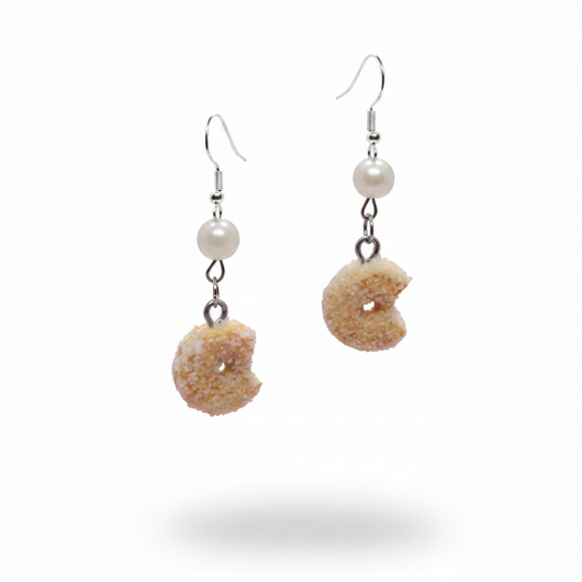 Sugar Donut Earrings Floating
